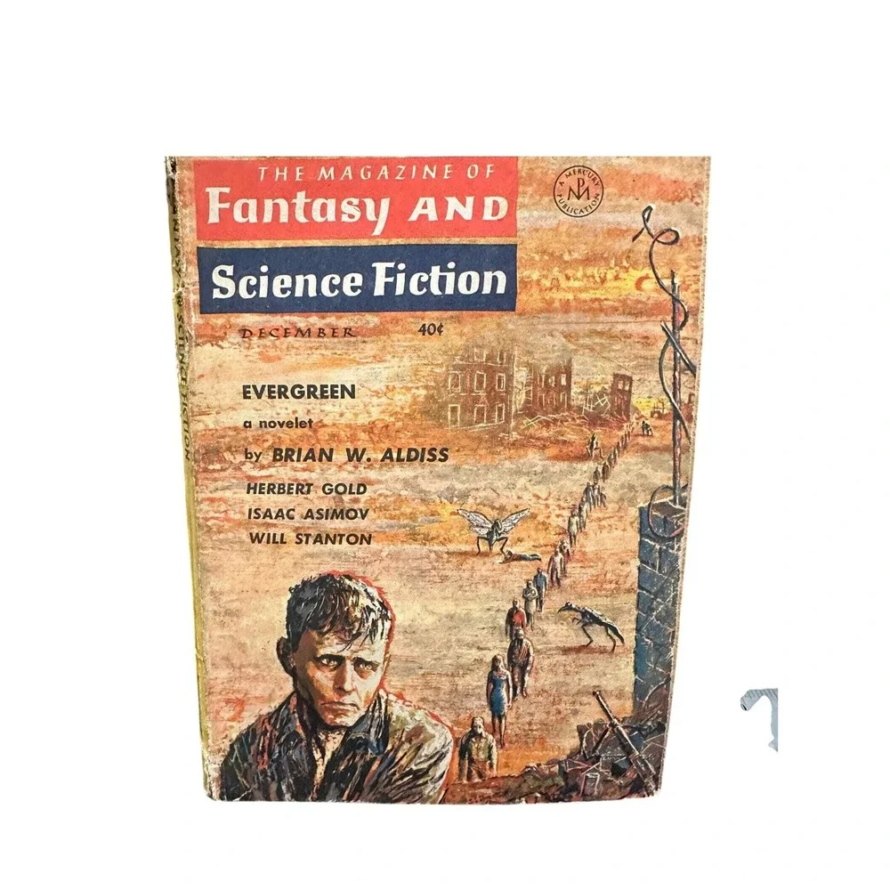 The Magazine of Fantasy and Science Fiction Dec 1962 Brian W Aldiss Isaac Asimov